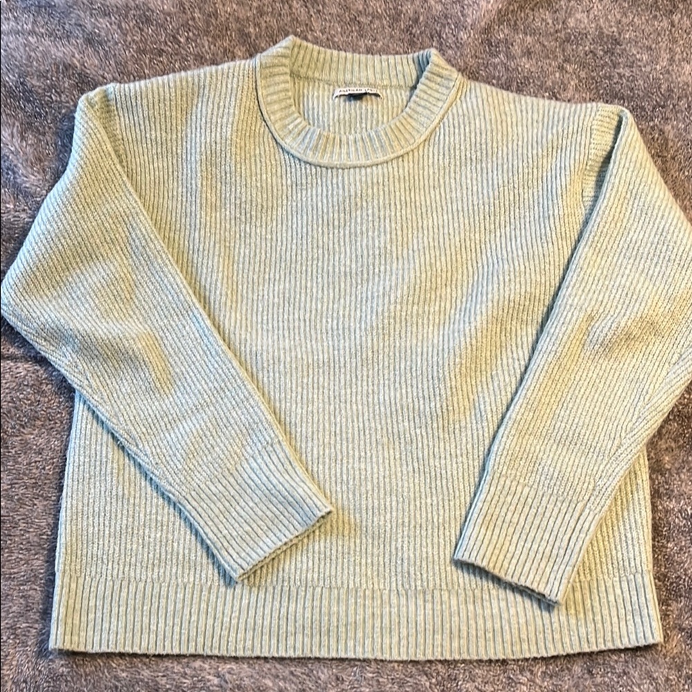 AE NWOT Mint Green Ribbed Sweater